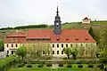 Barockschloss in Diesbar-Seußlitz mit Winzerhaus „Luisenburg“