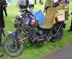 Schwedischer DIY-Custom-Ratbike-Chopper mit Dieselmotor