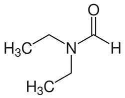 Strukturformel von N,N-Diethylformamid