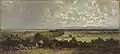 Dietrich Langko, Blick von Dachau auf das Gebirge (1895)
