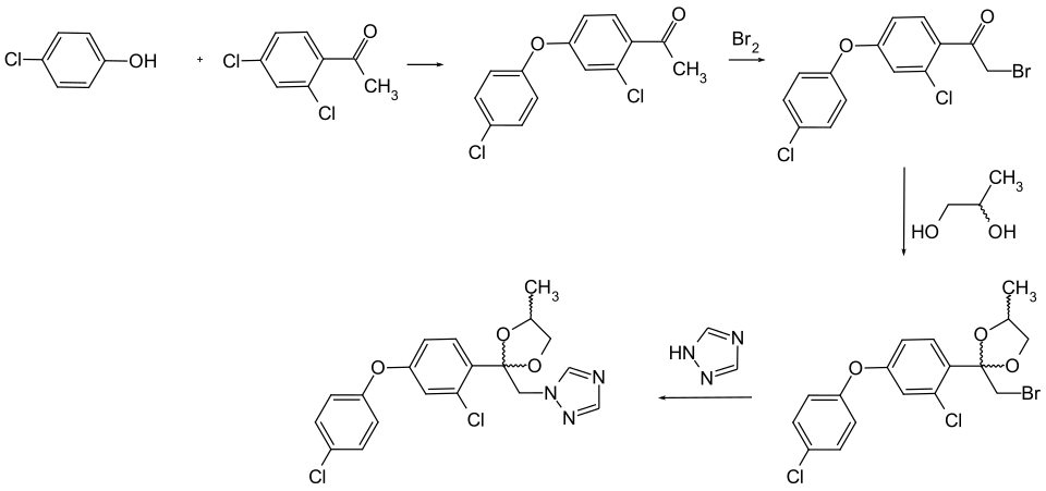 Synthese von Difenoconazol