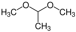 Strukturformel von 1,1-Dimethoxyethan