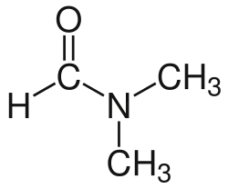 Strukturformel von Dimethylformamid