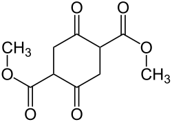 Strukturformel von Dimethylsuccinatl