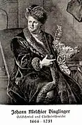 Johann Melchior Dinglinger (1664–1731), nach Pesne (1722)