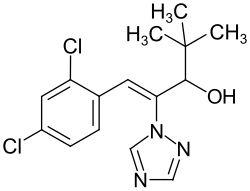 Strukturformel von Diniconazol