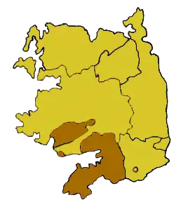 Karte der Kirchenprovinz