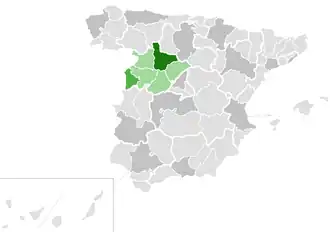 Karte der Kirchenprovinz