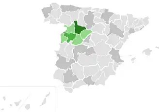 Karte der Kirchenprovinz