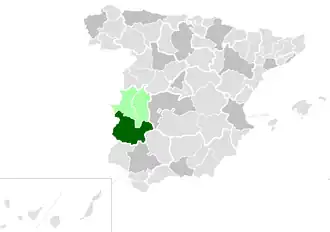 Karte der Kirchenprovinz