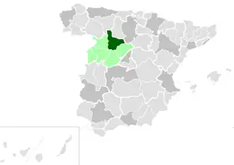 Karte der Kirchenprovinz