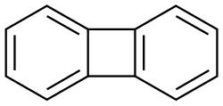 Strukturformel von Biphenylen