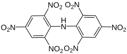 Struktur von Dipikrylamin