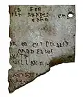 Das Fragment des Ruffenhofener Militärdiploms.[15]