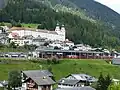 Disentis/Mustér Kloster und Bahnhof 2021