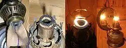 Kosmosbrenner einer Ditmar-Küchenlampe