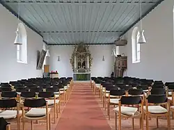 Blick zum Altarraum