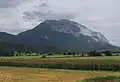 Westseite des Dobratsch vom Gailtal gesehen