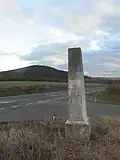 Meilenstein bei Dobroměřice (Tschechische Republik)