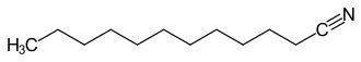 Strukturformel von Dodecannitril