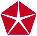Pentastar 1966–96. Dieses Logo wurde auch von Chrysler verwendet.