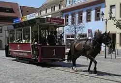 Pferdestraßenbahn, Döbeln 2007