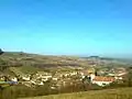 Blick auf den Ortsteil Maldorf/Domald in Viișoara