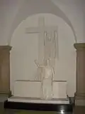 Erhalten gebliebene Skulptur, Osterengel am Grabe