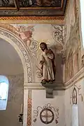 Petrusfigur am Chorbogen