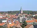 Blick über die Dächer Domburgs