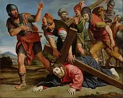 Der Weg zum Kalvarienberg, um 1610, Öl auf Kupfer, 53,7 × 67,6 cm, Getty Center, Los Angeles