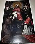 Madonna und Kind mit den Hl. Franziskus und Carlo Borromeo, nach 1650, Museo dei Cappuccini, Genua