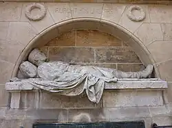 Esslingen: Kriegerdenkmal 1870/71, Stadtkirche St. Dionys 1910