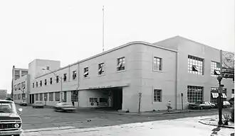 Das ehemalige Gebäude im Jahr 1983