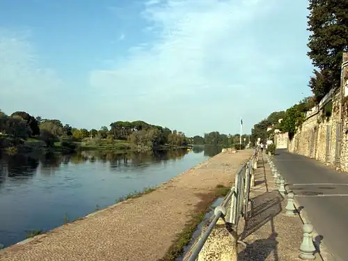 Der Fluss bei Sainte-Foy-la-Grande