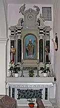 Altar des rechten Seitenschiffs