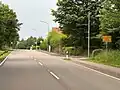 Ortseingang Dorf im Warndt
