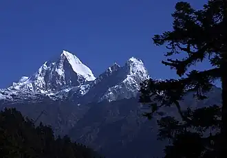 Dorje Lhakpa von Südwesten aus