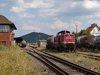 Blick zu den Bahnsteigen (2020)