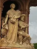 Detailansicht des Doulton Fountains