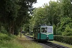 ET2 in Höhe der ehemaligen 1975/1976 verlegten Ausweichstelle. (2021)