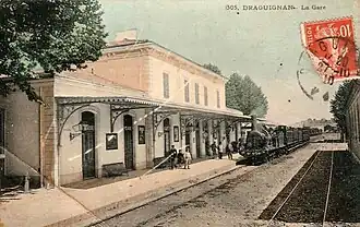 Ankunft eines Zuges, 1910
