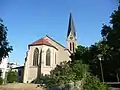 Außenansicht der Apsis