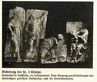 Dreikönigenrelief, 14.&nbsp;Jahrhundert