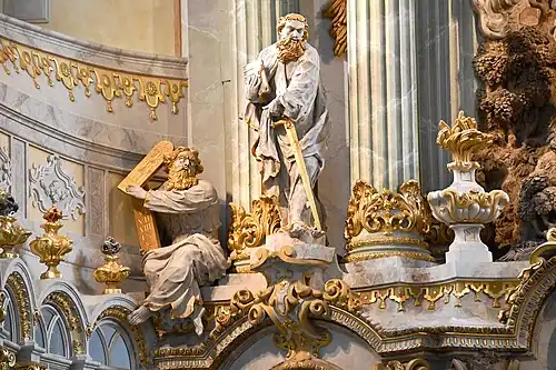 Altar (Detail): Moses und Paulus