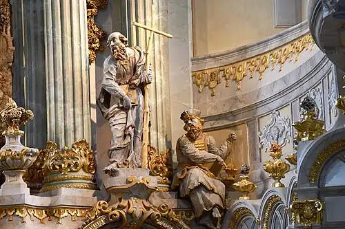 Altar (Detail): Philippus und Aaron