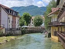 Sušica-Bach im Ortszentrum