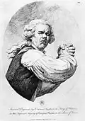 Joseph Ducreux als der trostlose Künstler, 1791