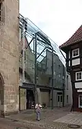 Altstadt Duderstadt, Erschließungs-Anbau am Westerturm (Aufnahme 2020)