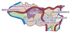 Karte von Beeck